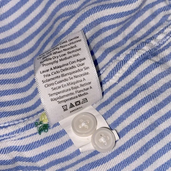 Time and Tru blue striped shirt size XLarge - Picture 10 of 10